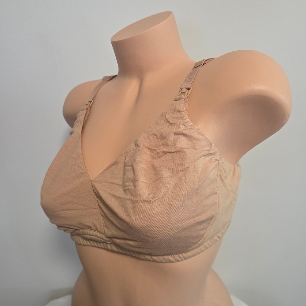 Cosabella Talco Nursing Bra Nude Wireless Clip Down Maternity Small